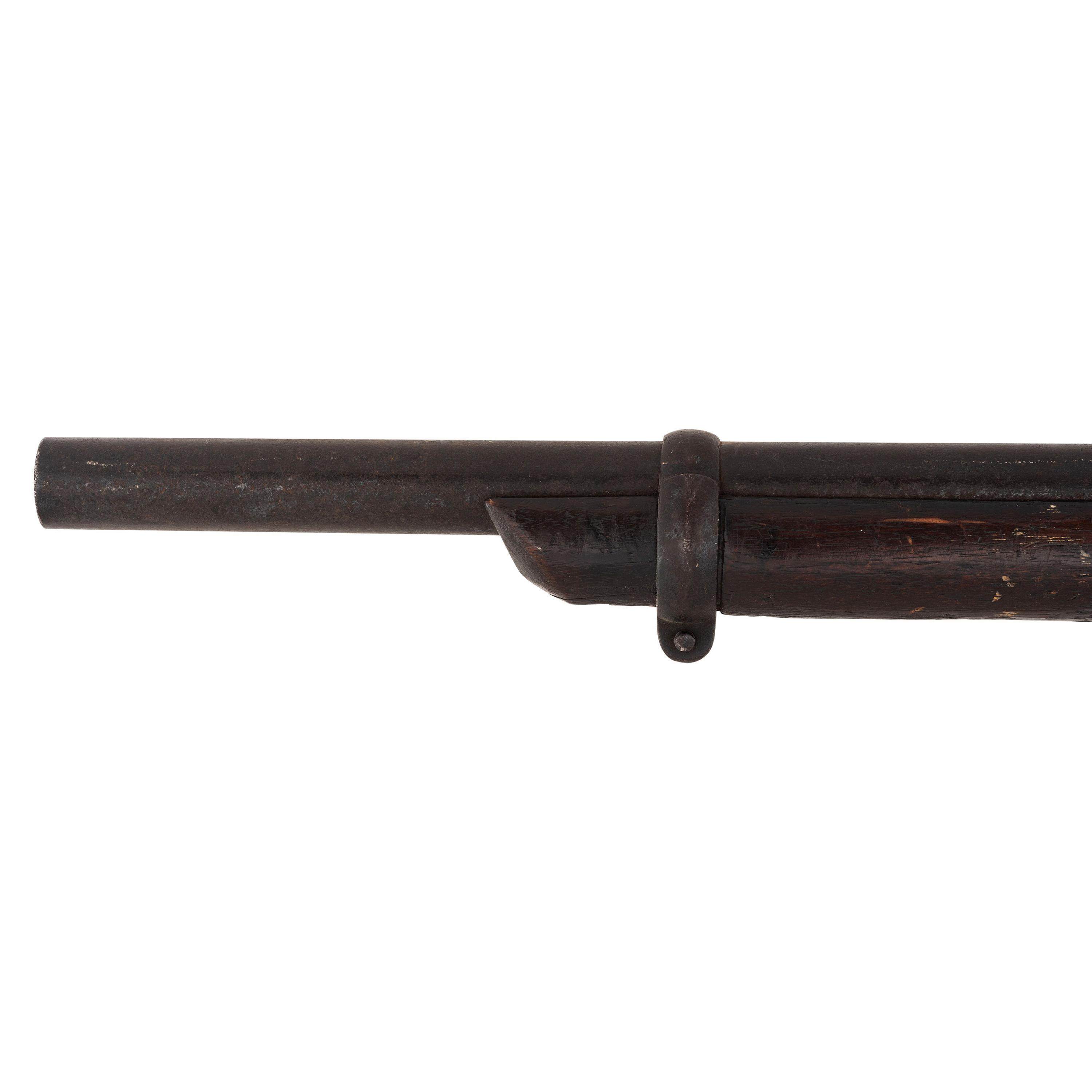 Period Shortened Native Used British Pattern 1853 Enfield Rifle Musket
