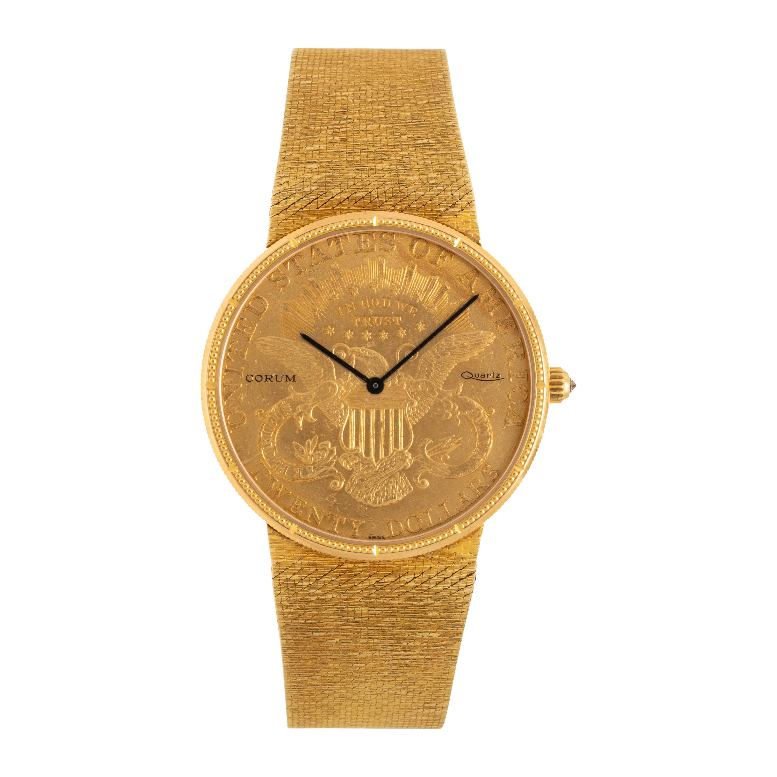 Corum, 18K Yellow Gold Coin Watch