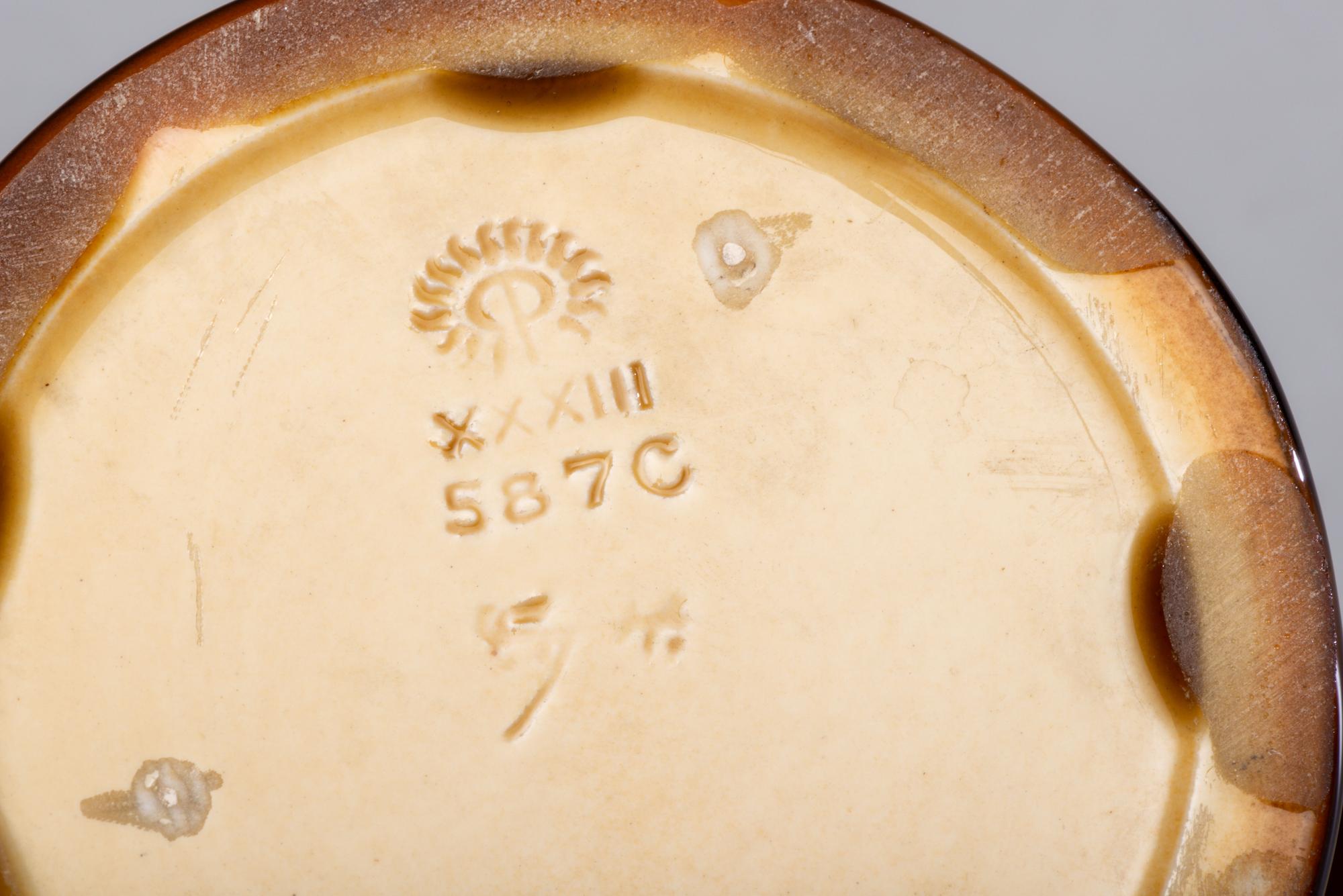 Standard Glaze Mug with Dog, 1933