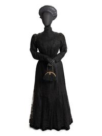 Wilhelmine Eckhardt Edwardian Lace Dress, c.1905