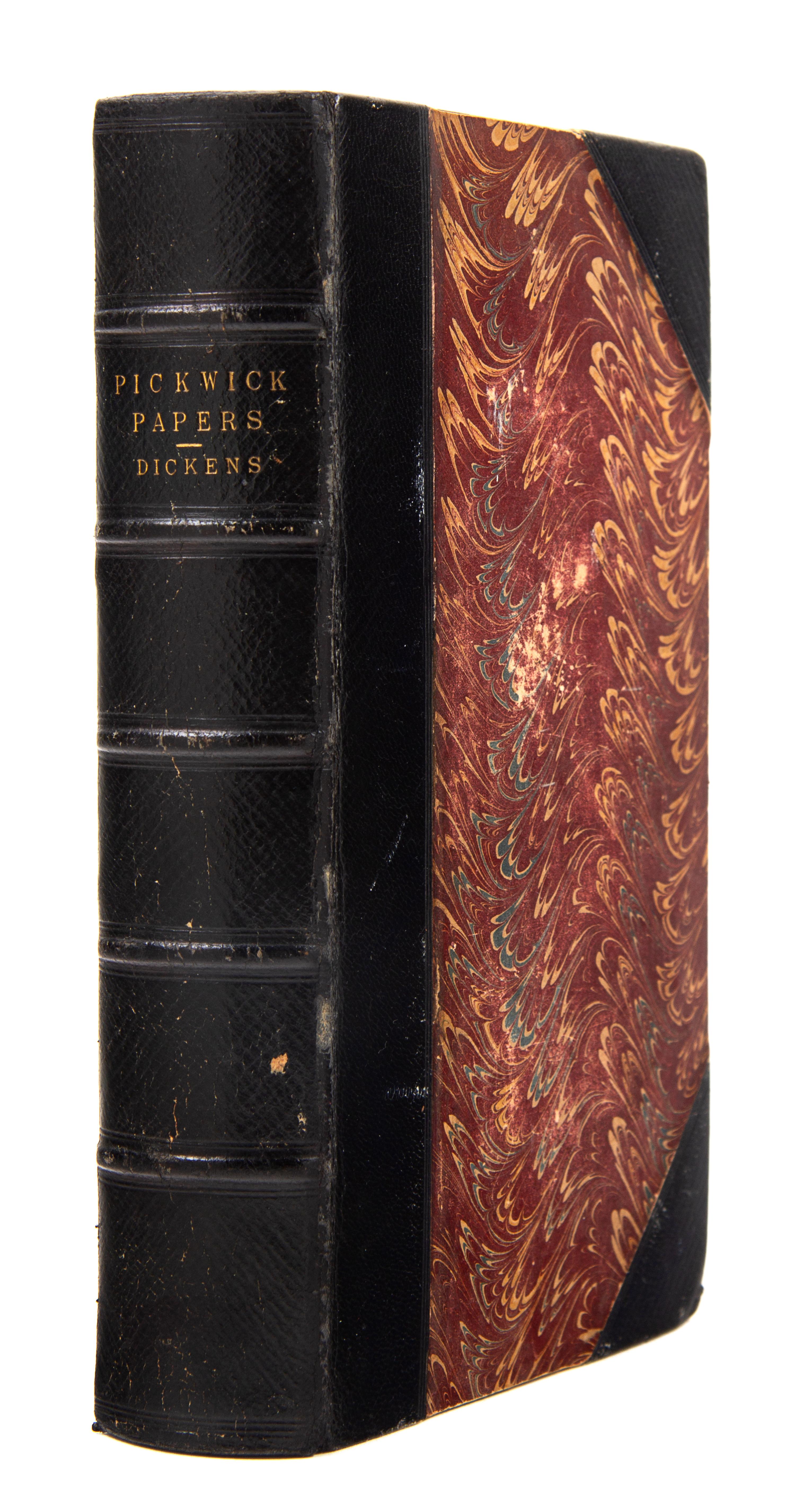 DICKENS, Charles (1812-1870). The Posthumous Papers of the Pickwick Club. London: Chapman and Hall, 1837.