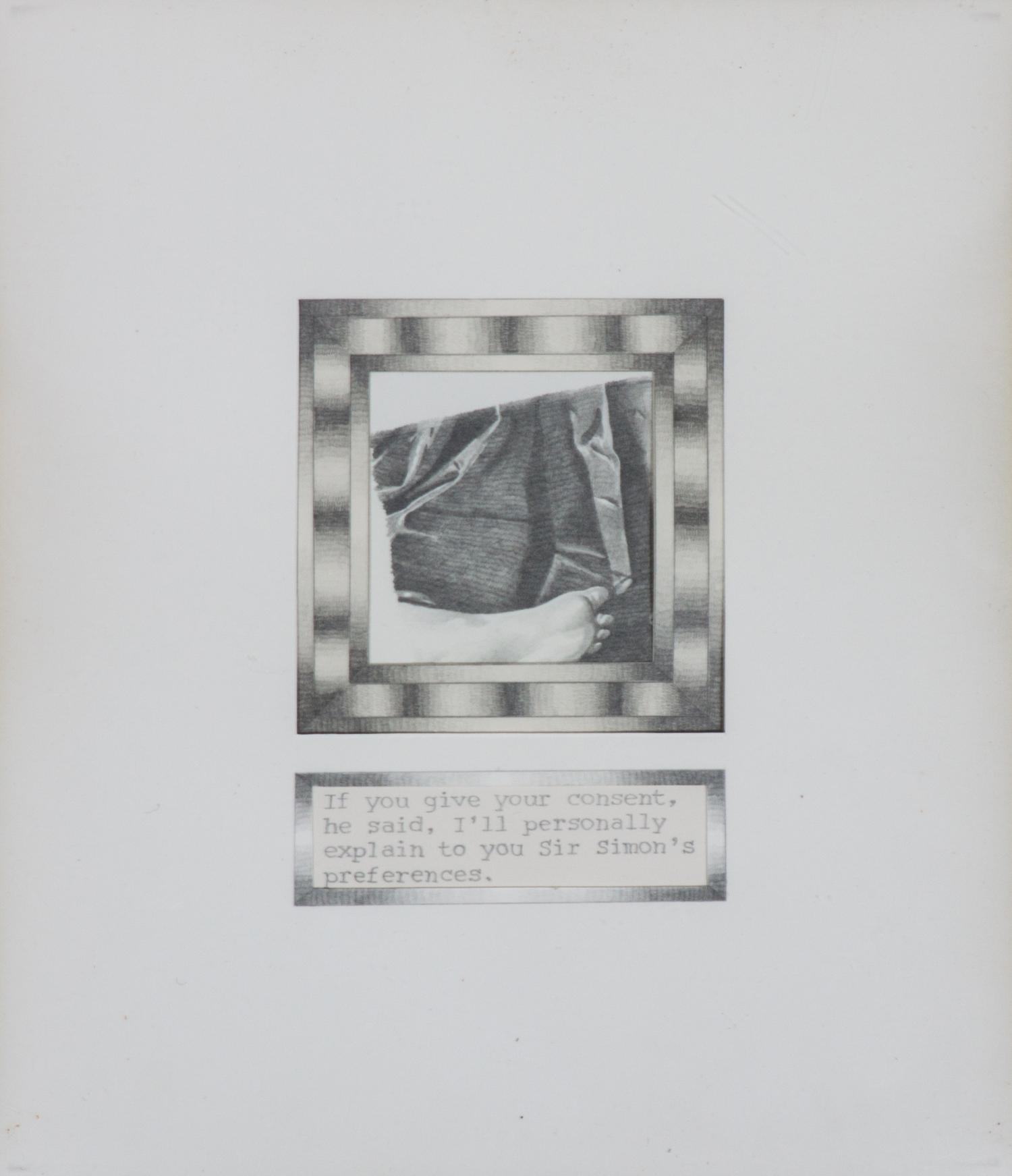 Dotty Attie, (American, b. 1938), Untitled (If You Give Your Consent, He Said...), A Suite of Eight Works