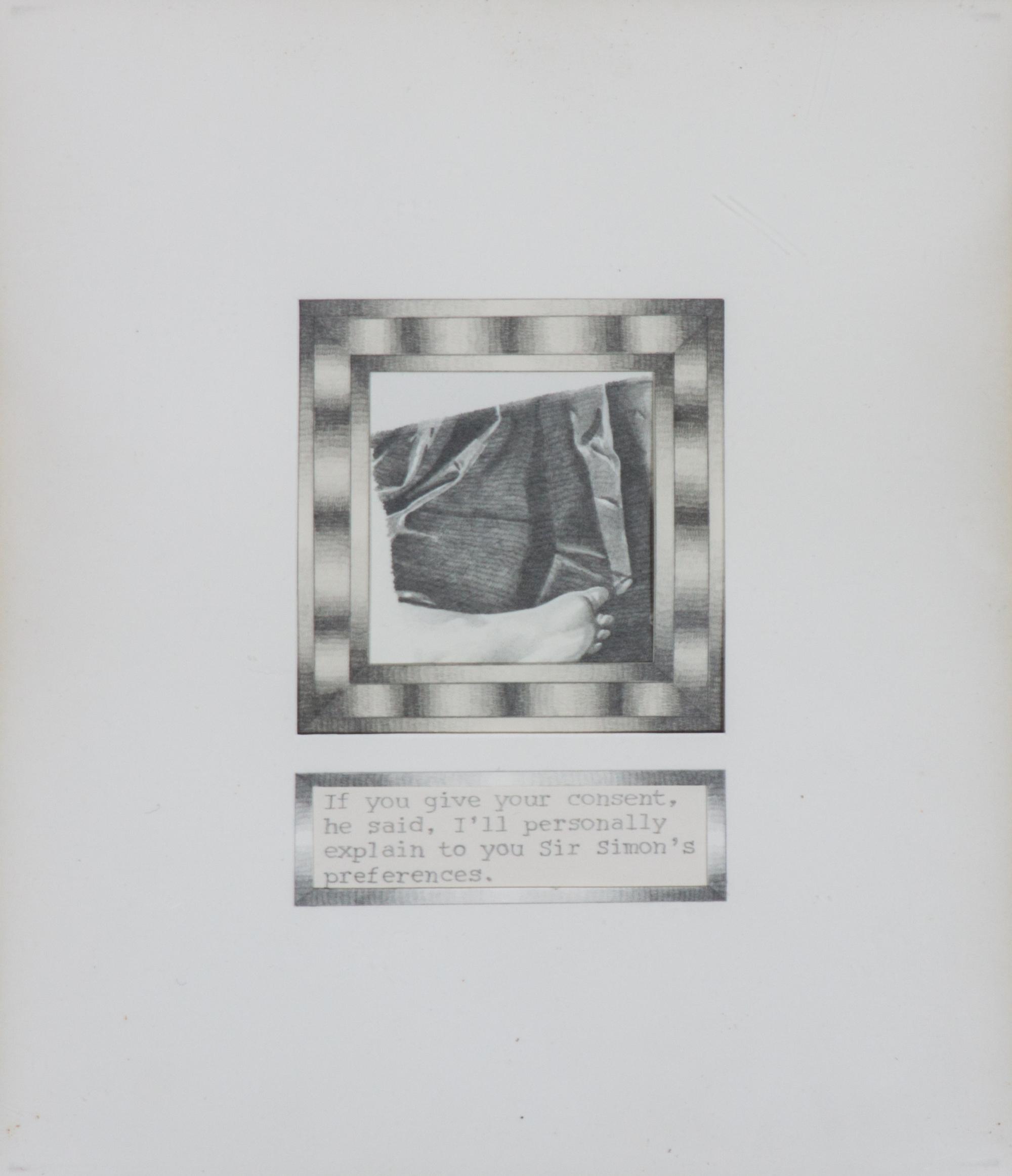 Dotty Attie, (American, b. 1938), Untitled (If You Give Your Consent, He Said...), A Suite of Eight Works