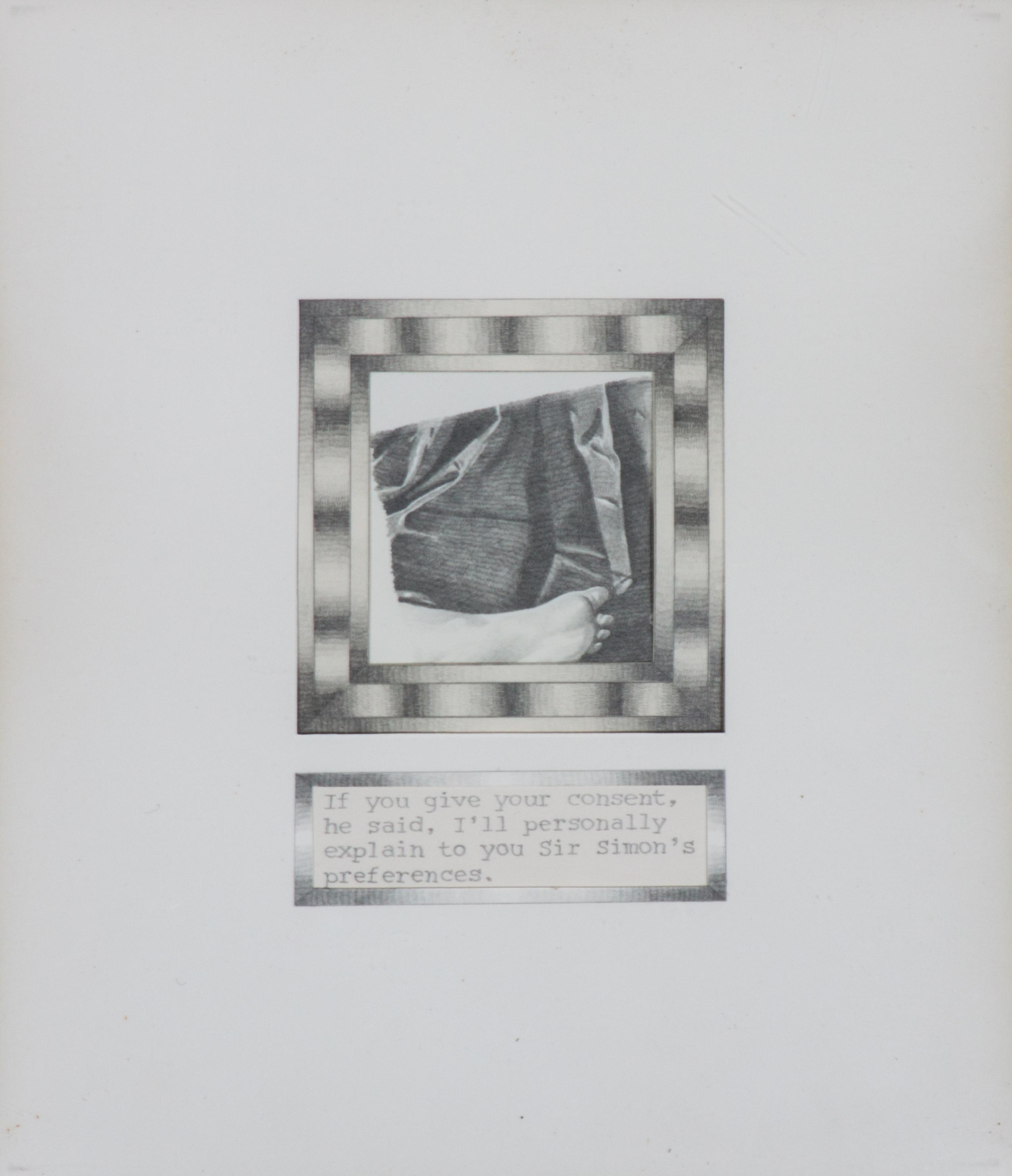 Dotty Attie, (American, b. 1938), Untitled (If You Give Your Consent, He Said...), A Suite of Eight Works