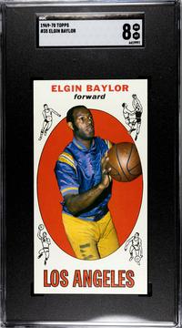 A Group of 12 SGC Graded 1969 Topps Hall of Fame and Rookie Basketball Cards
