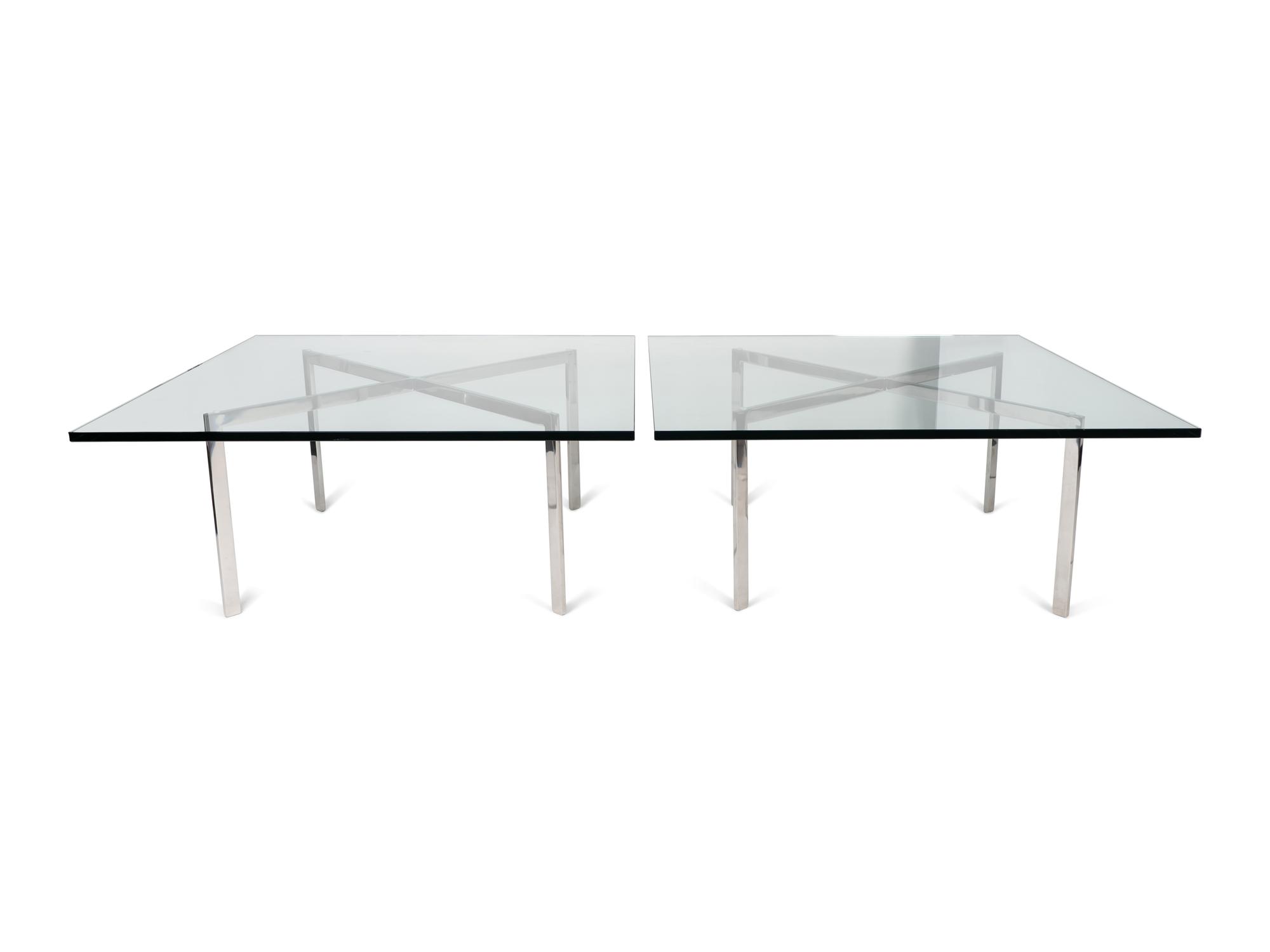 Pair of Barcelona Coffee Tables