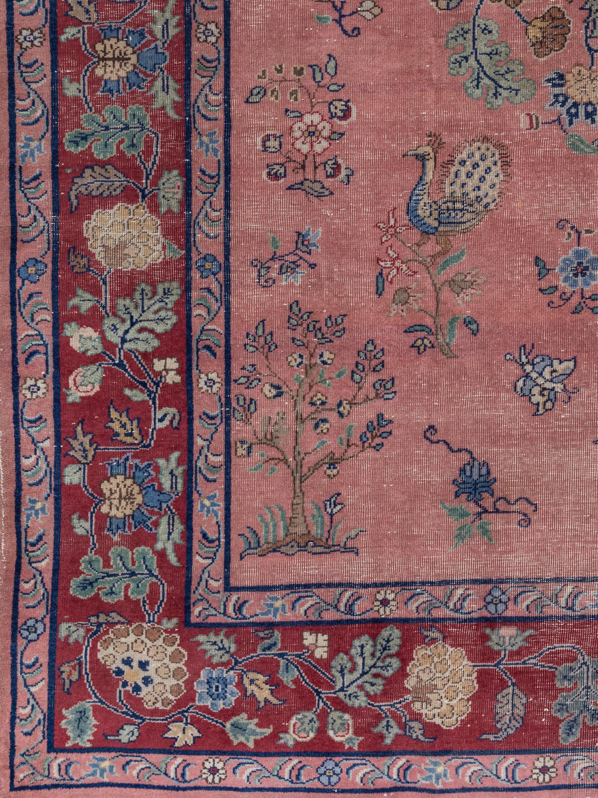 A Turkish Oushak Wool Rug