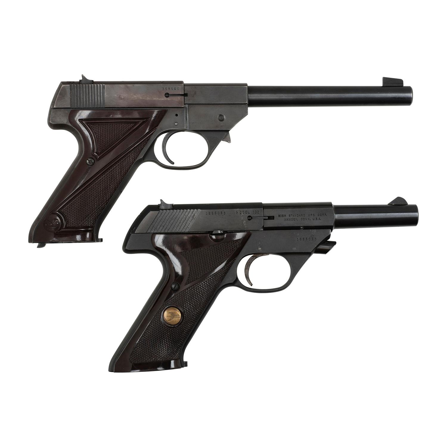 ** Pair of High Standard Sport Kings Pistols