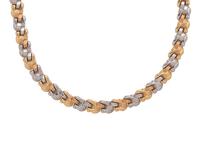 BICOLOR GOLD NECKLACE