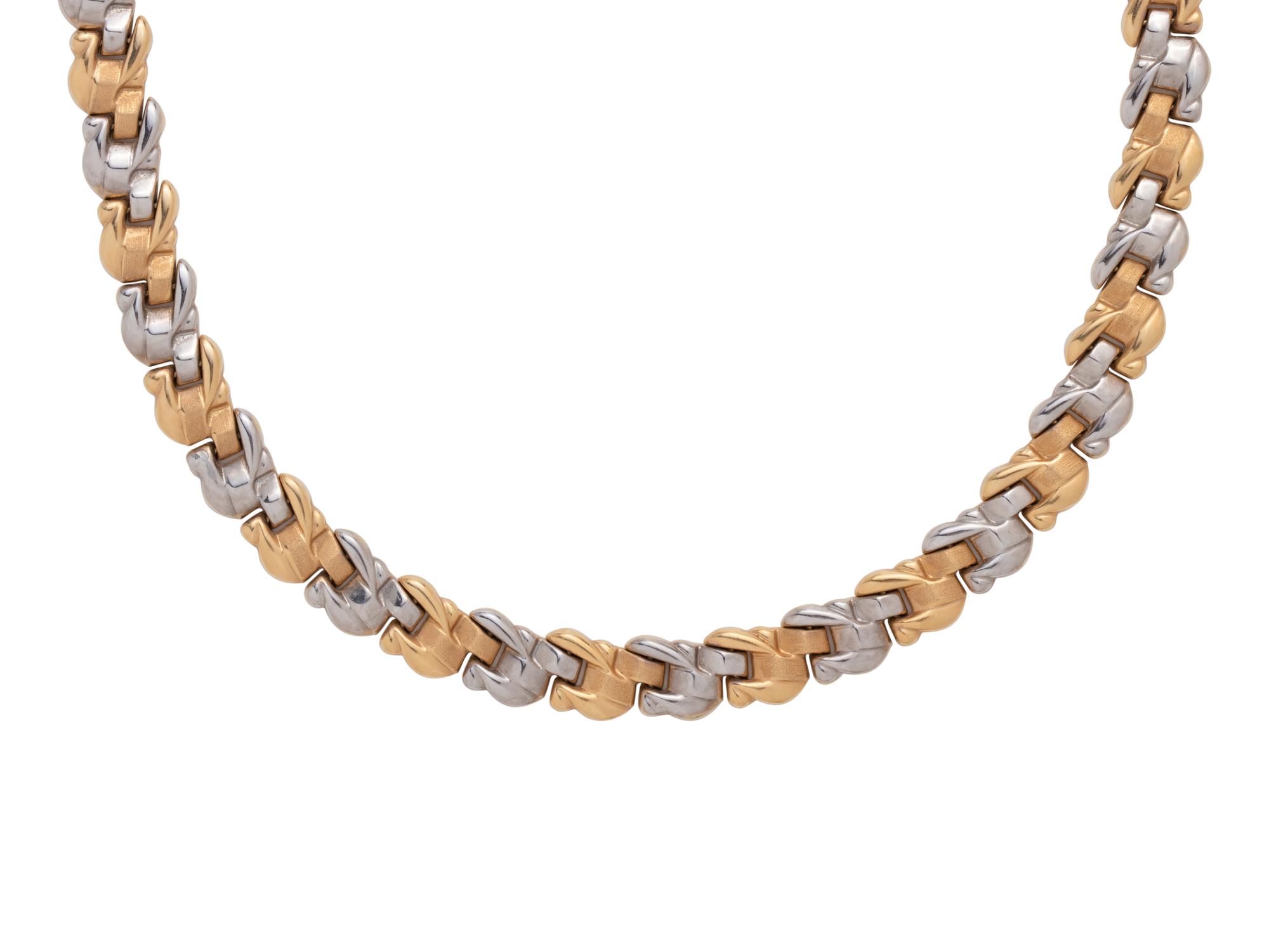 BICOLOR GOLD NECKLACE