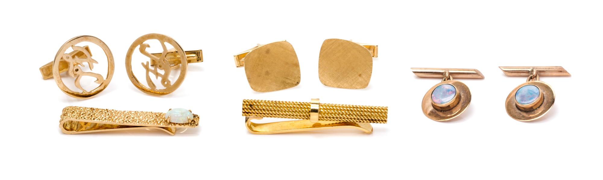 A Collection of Jewelry Accessories, 25.70 dwts.