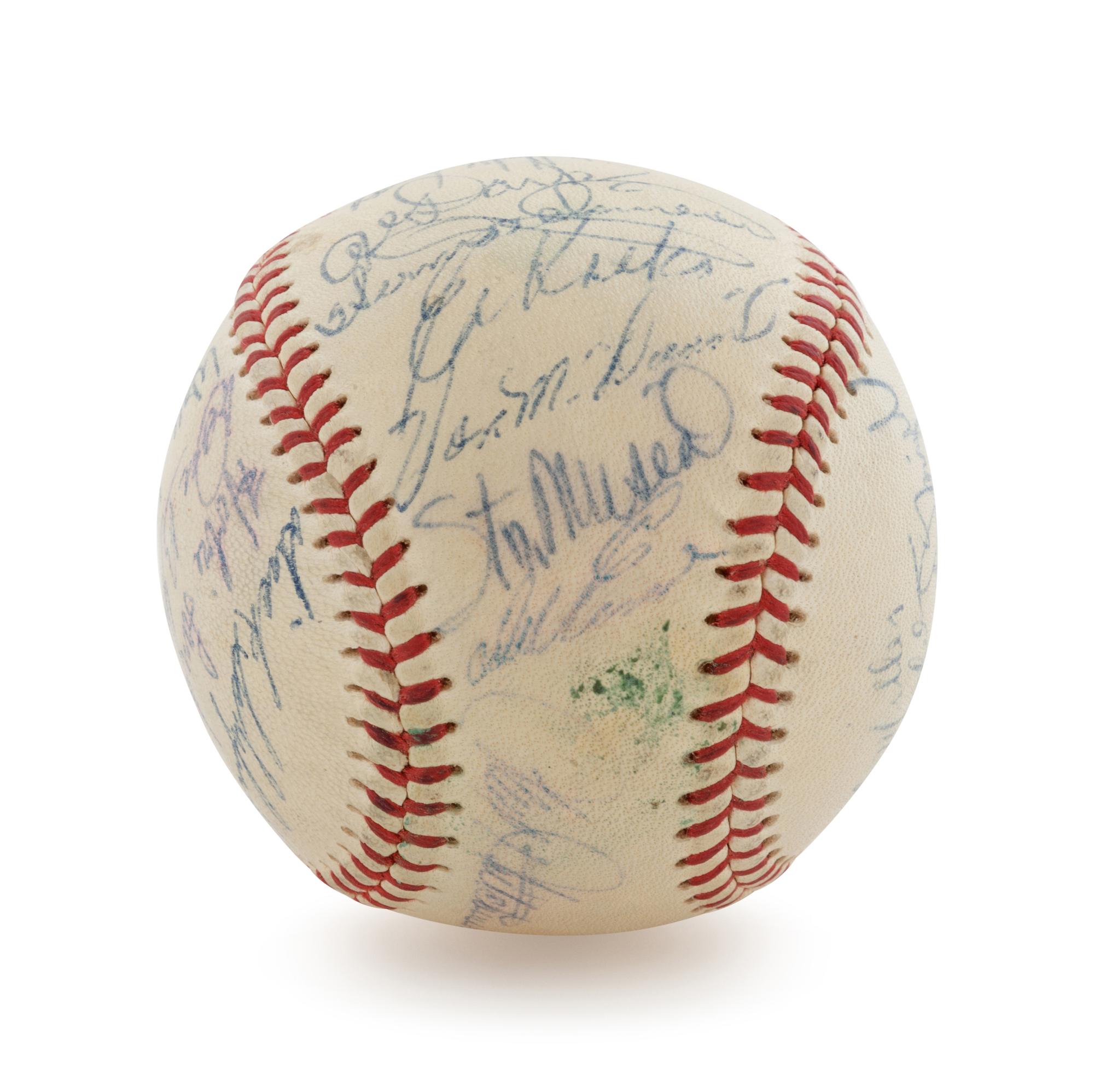 A 1957 St. Louis Cardinals Team Signed Baseball