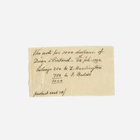 [Hamilton, Alexander] [Panic of 1792] Duer, William Signed Promissory Note