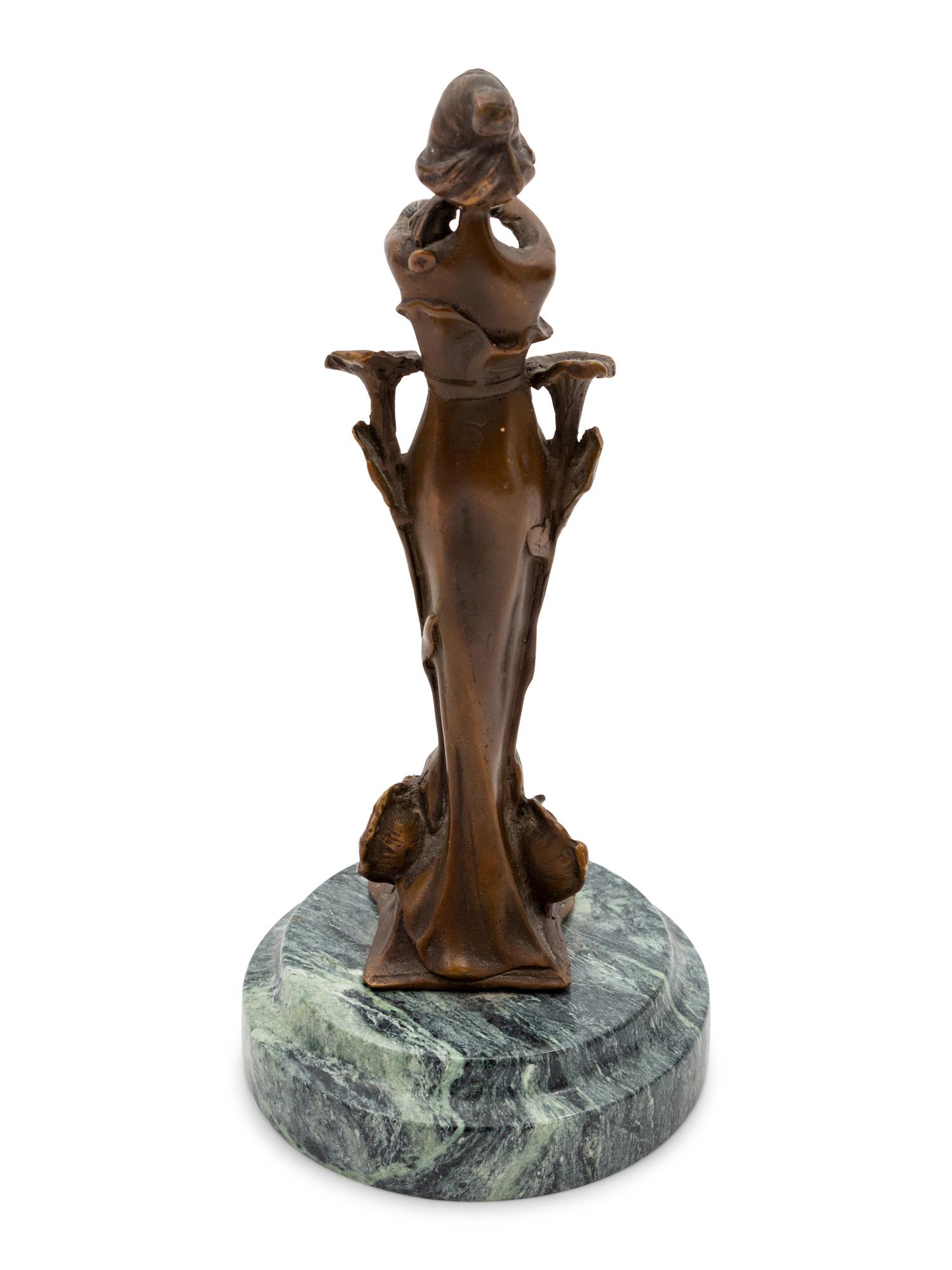 An Art Nouveau Bronze Statue
