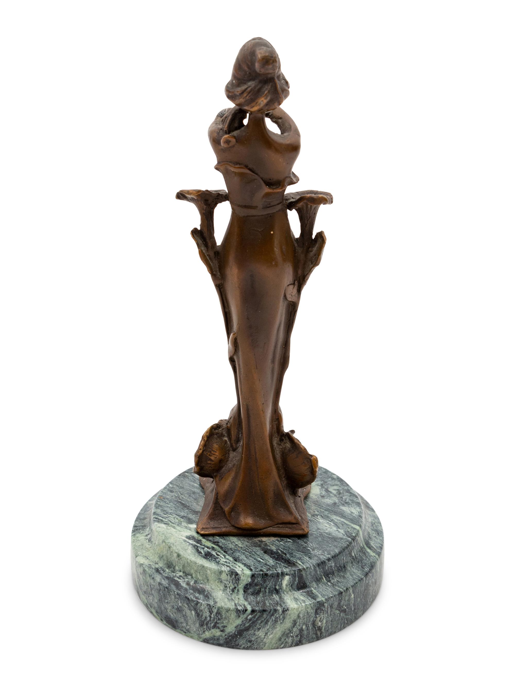 An Art Nouveau Bronze Statue