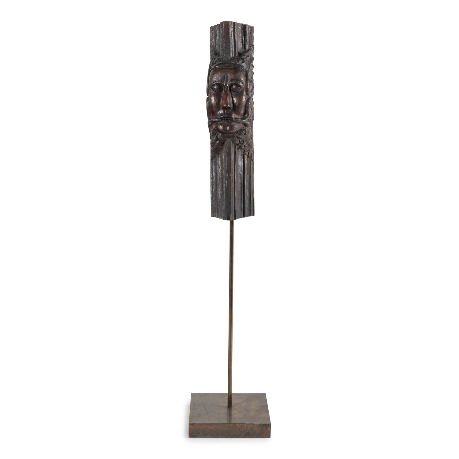 An English Carved Oak Architectural Element