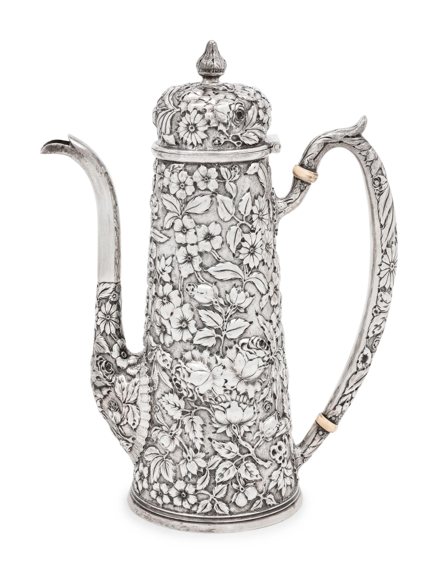 An American Silver Coffee Pot