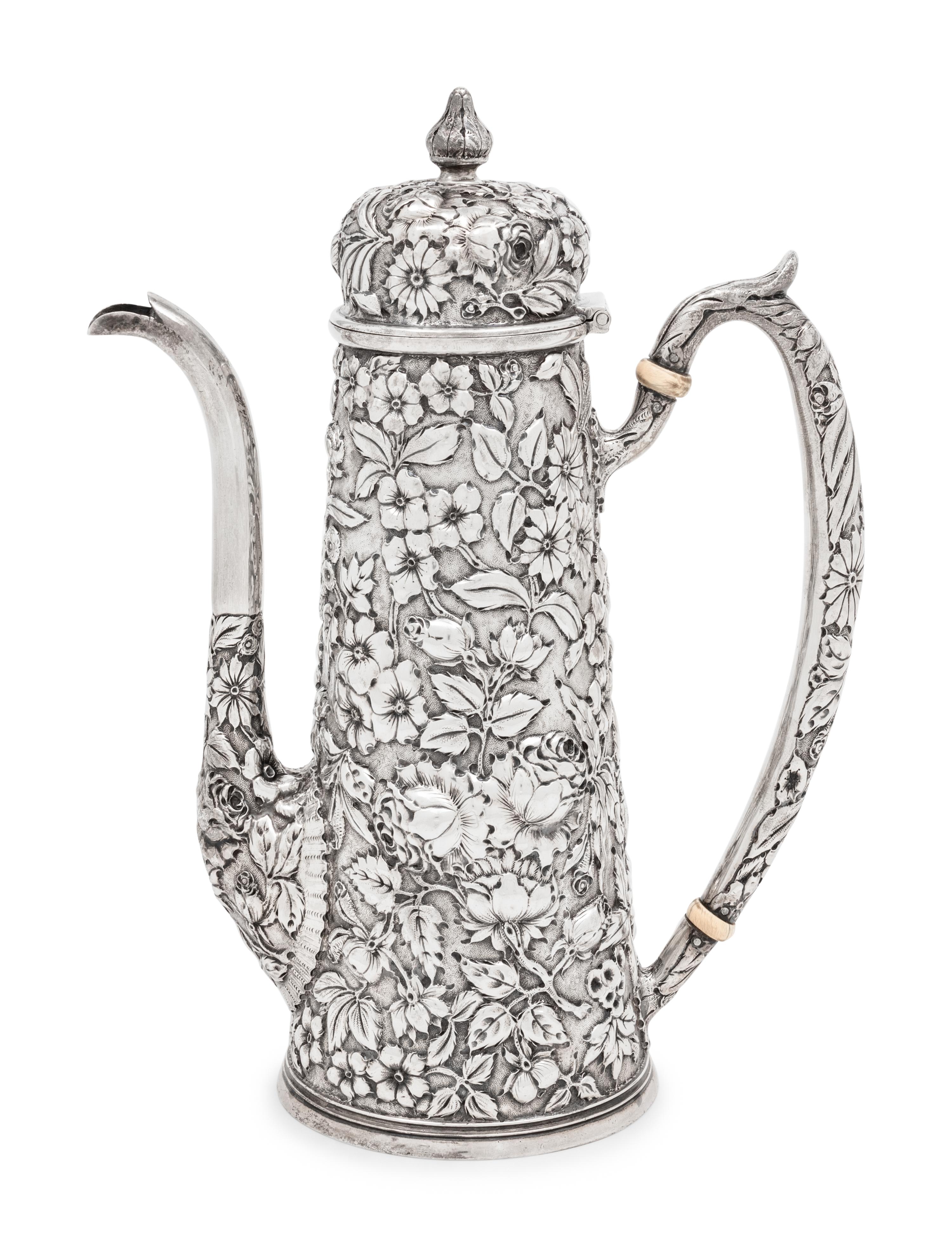 An American Silver Coffee Pot