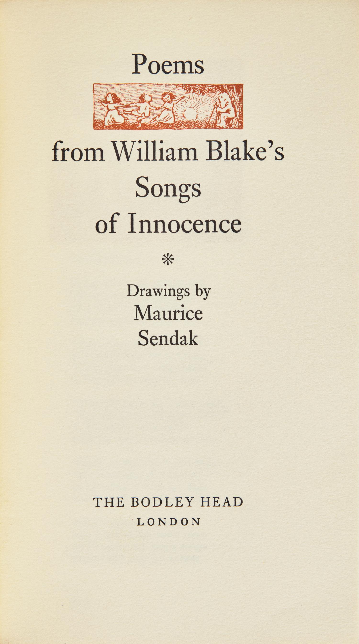 [Children's & Illustrated] Poems from William Blake's Songs of Innocence