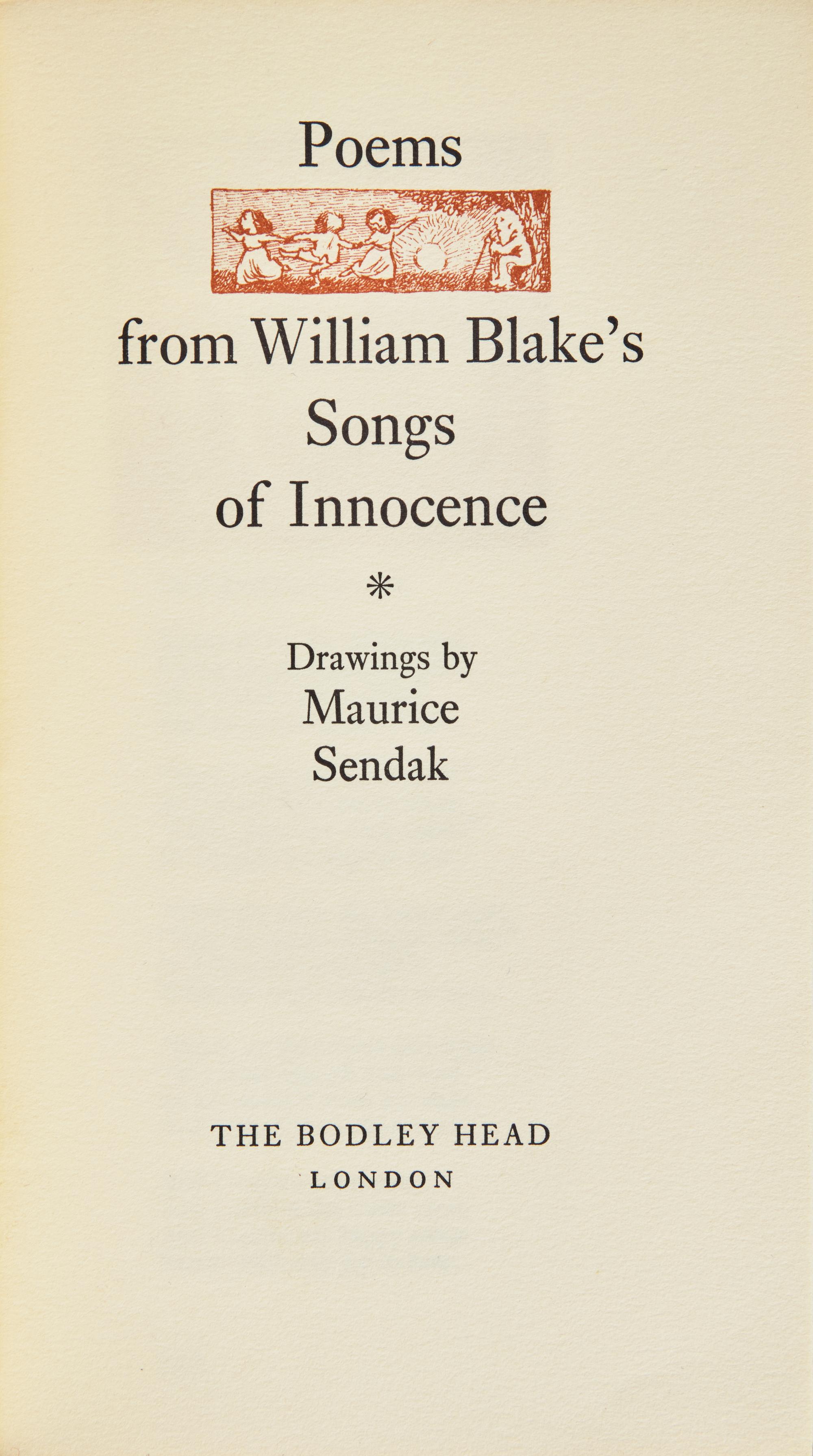 [Children's & Illustrated] Poems from William Blake's Songs of Innocence