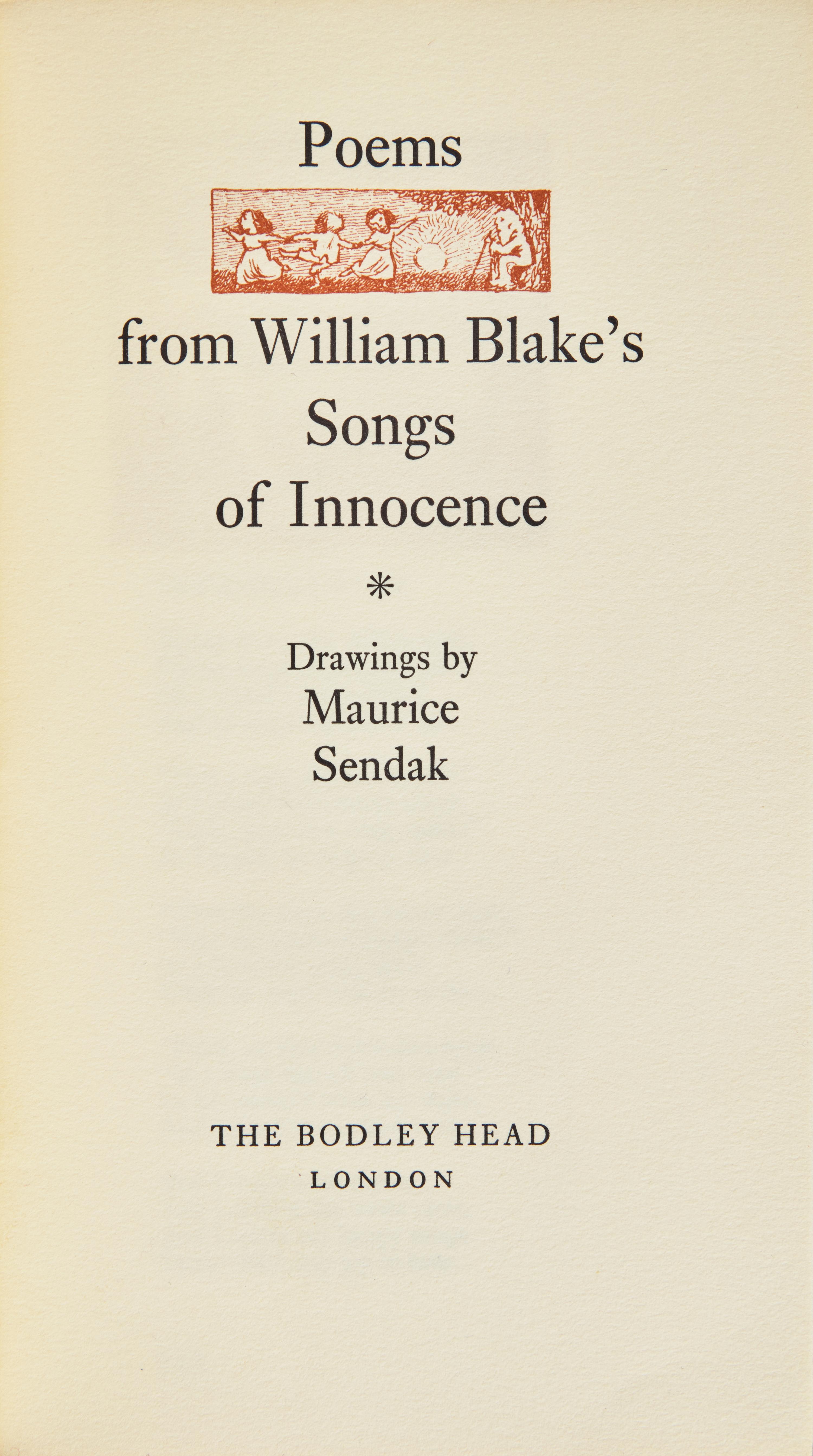 [Children's & Illustrated] Poems from William Blake's Songs of Innocence