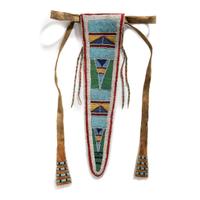 Apsáalooke Beaded Hide Belt Pouch