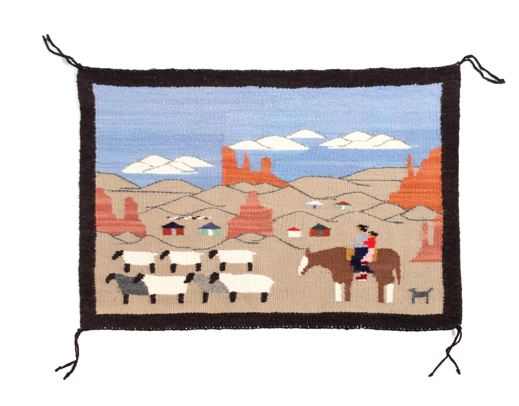 Navajo Regional Rug First: 51 3/4 x 32 1/2 inches