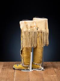 Kiowa Beaded Boot Moccasins
