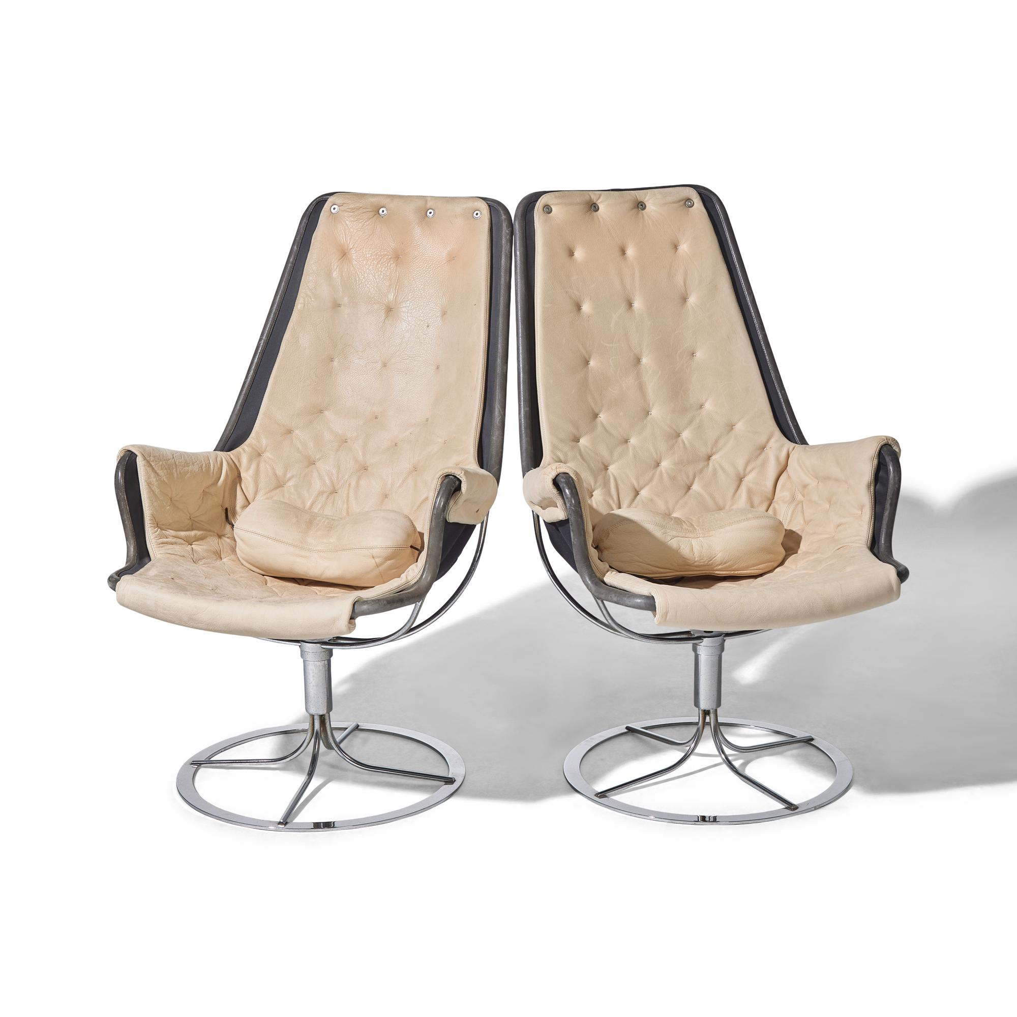 Pair of Jetsons Chairs for Dux, designed 1969
