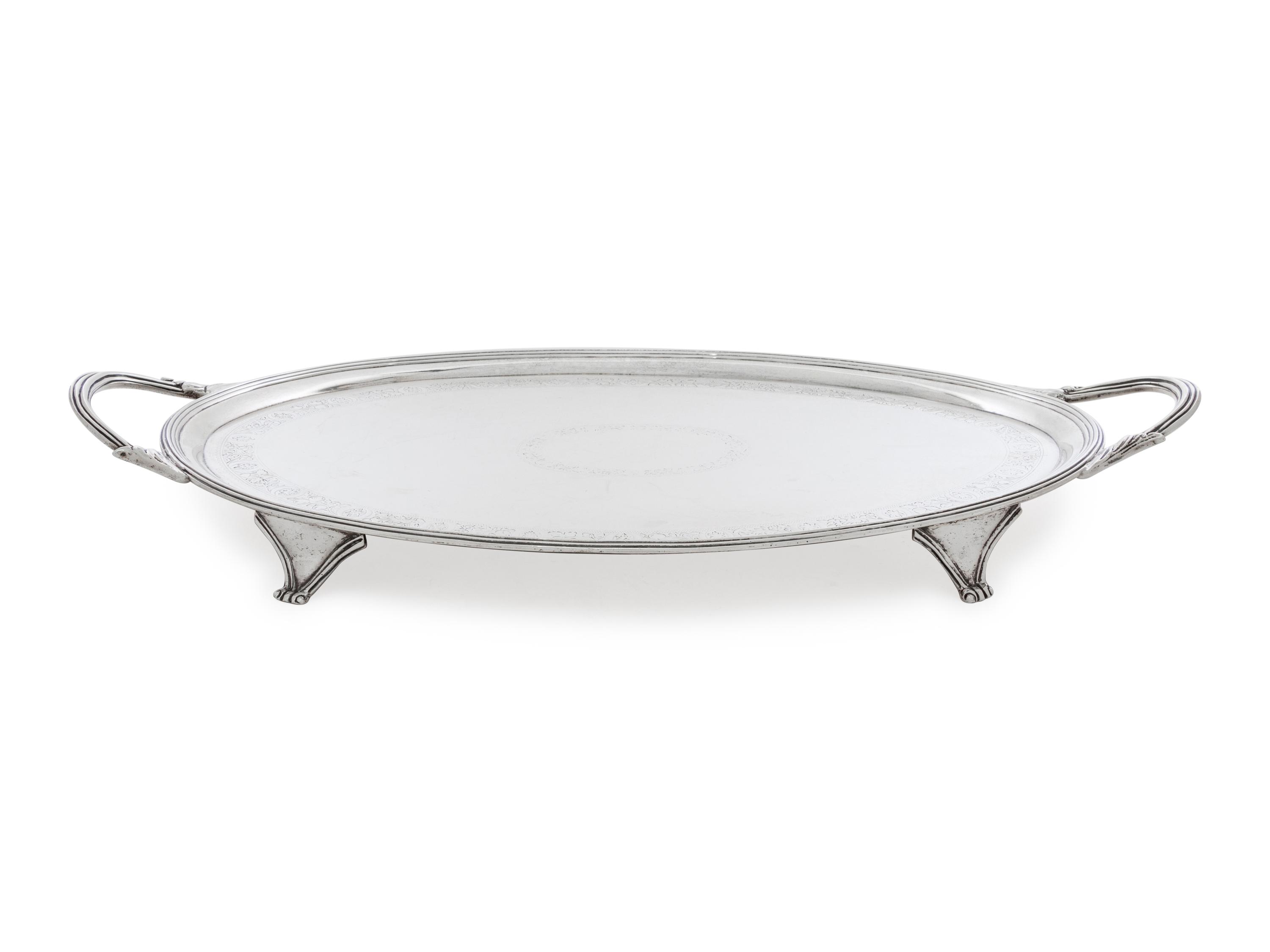 A George III Silver Tray