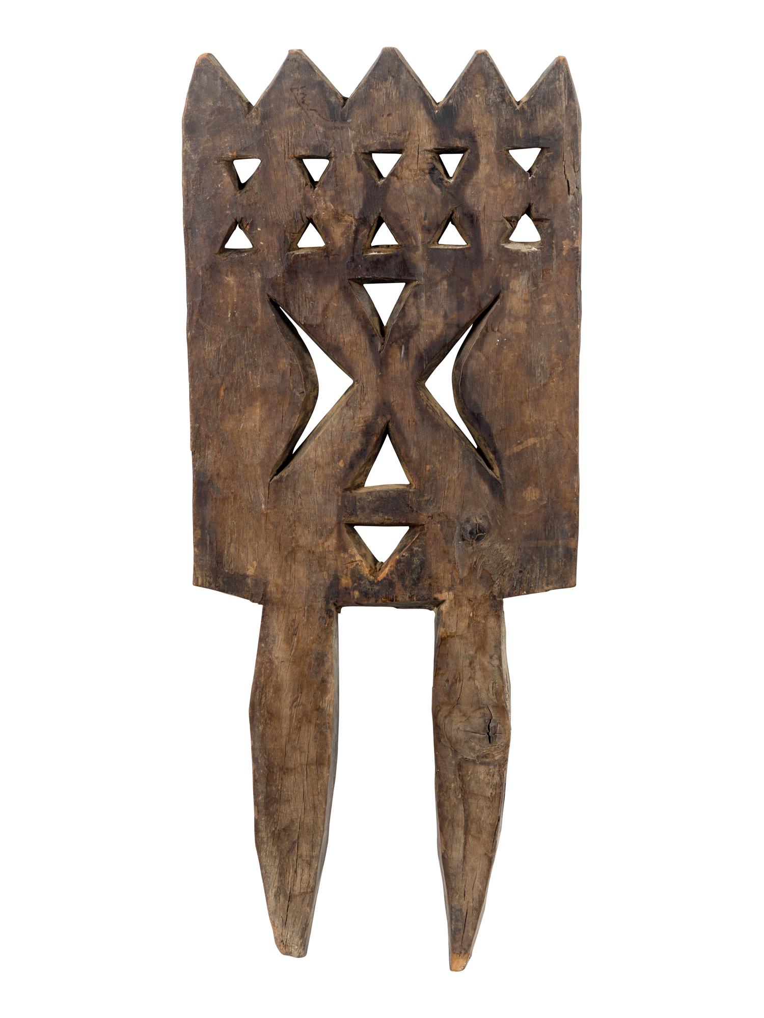 Two African Carved Wood Panels