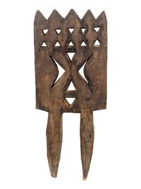 Two African Carved Wood Panels
