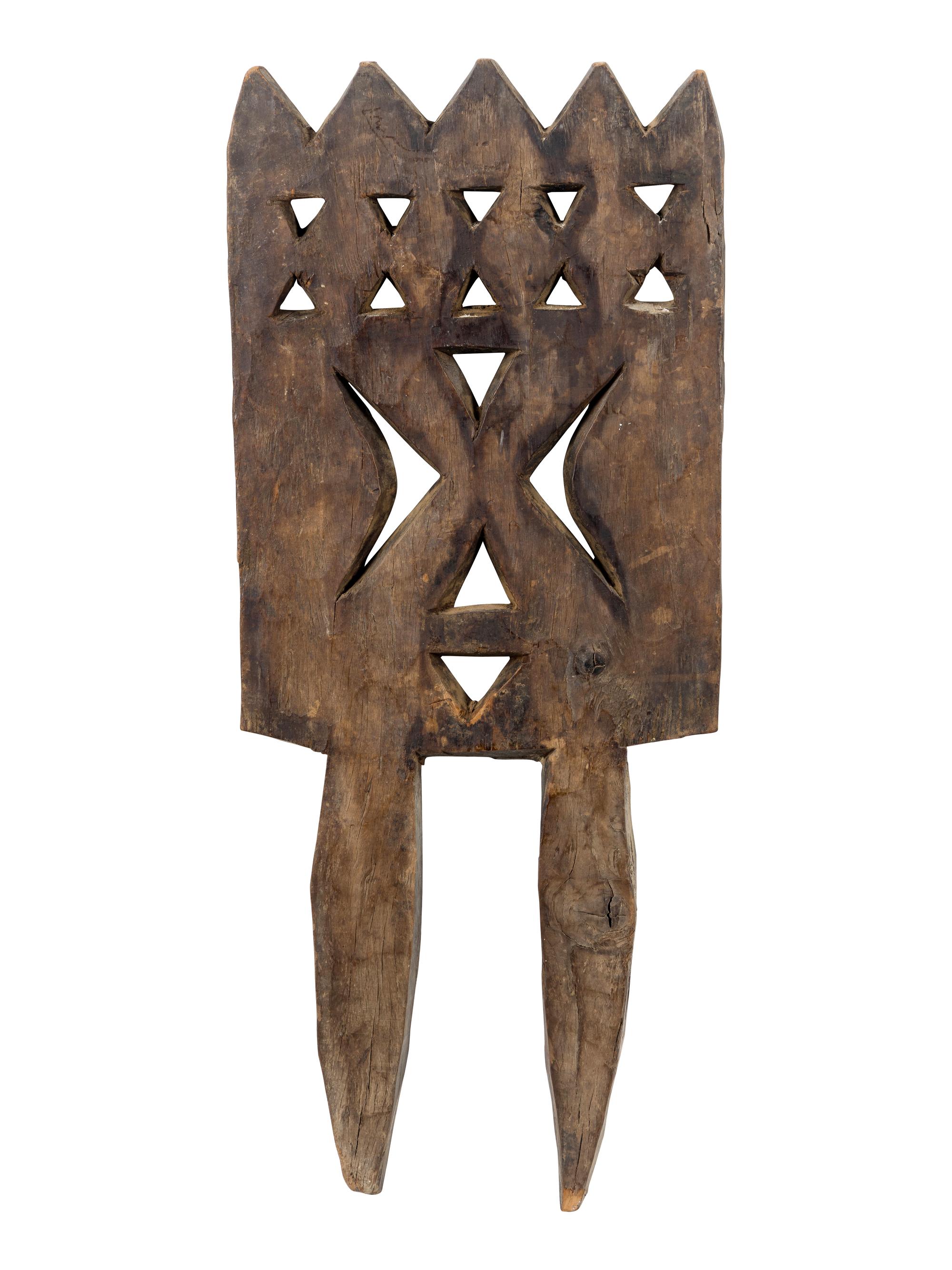 Two African Carved Wood Panels