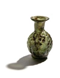 A Roman Glass Double-Head Flask