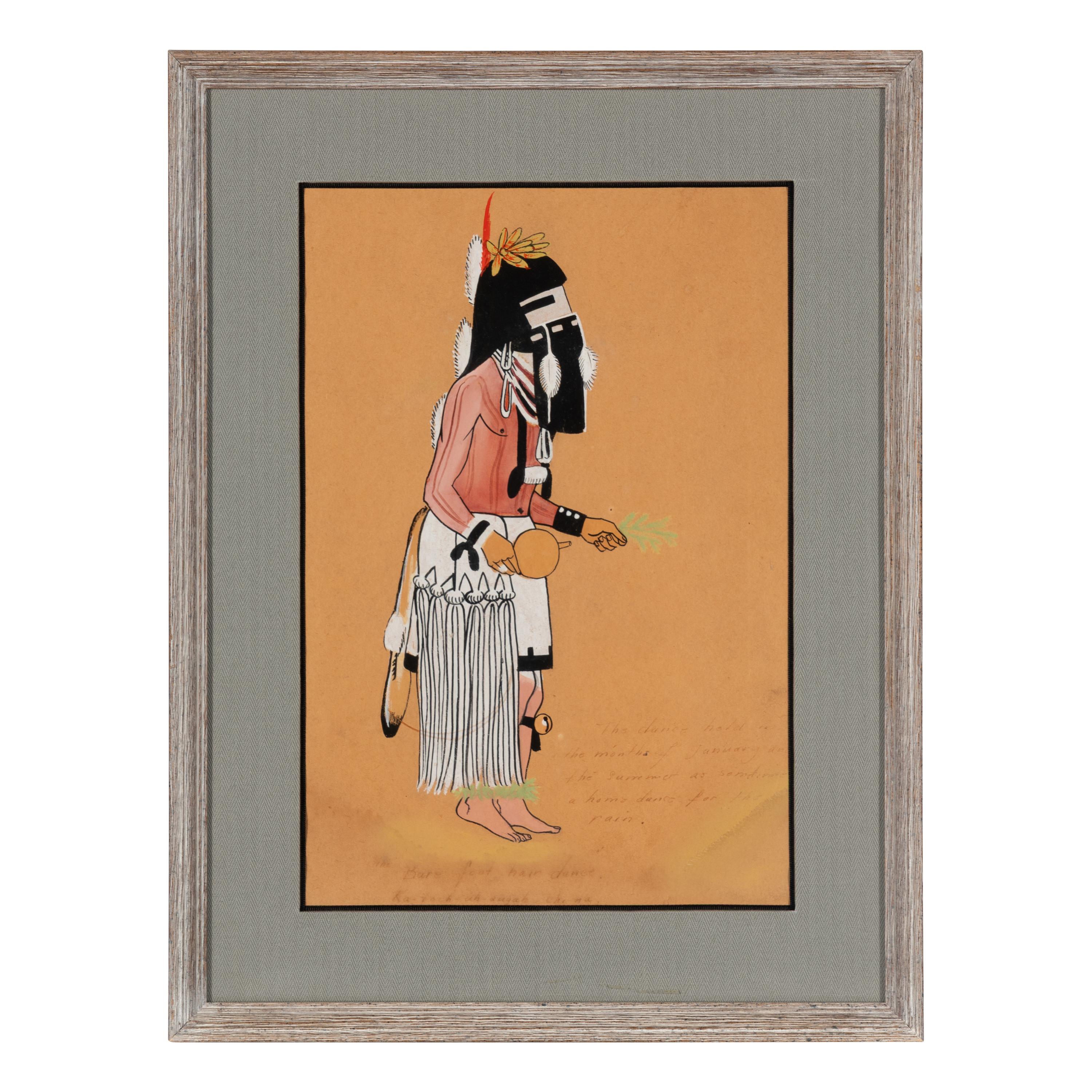Series of Katsina Paintings tempera on paper