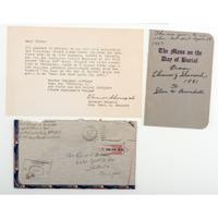[WORLD WAR II]. SHUMARD, Sgt. Robert (1920-1967). Archive identified to Enola Gay Assistant Flight Engineer Robert Shumard, incl. photographs, autograph, and other personal ephemera.