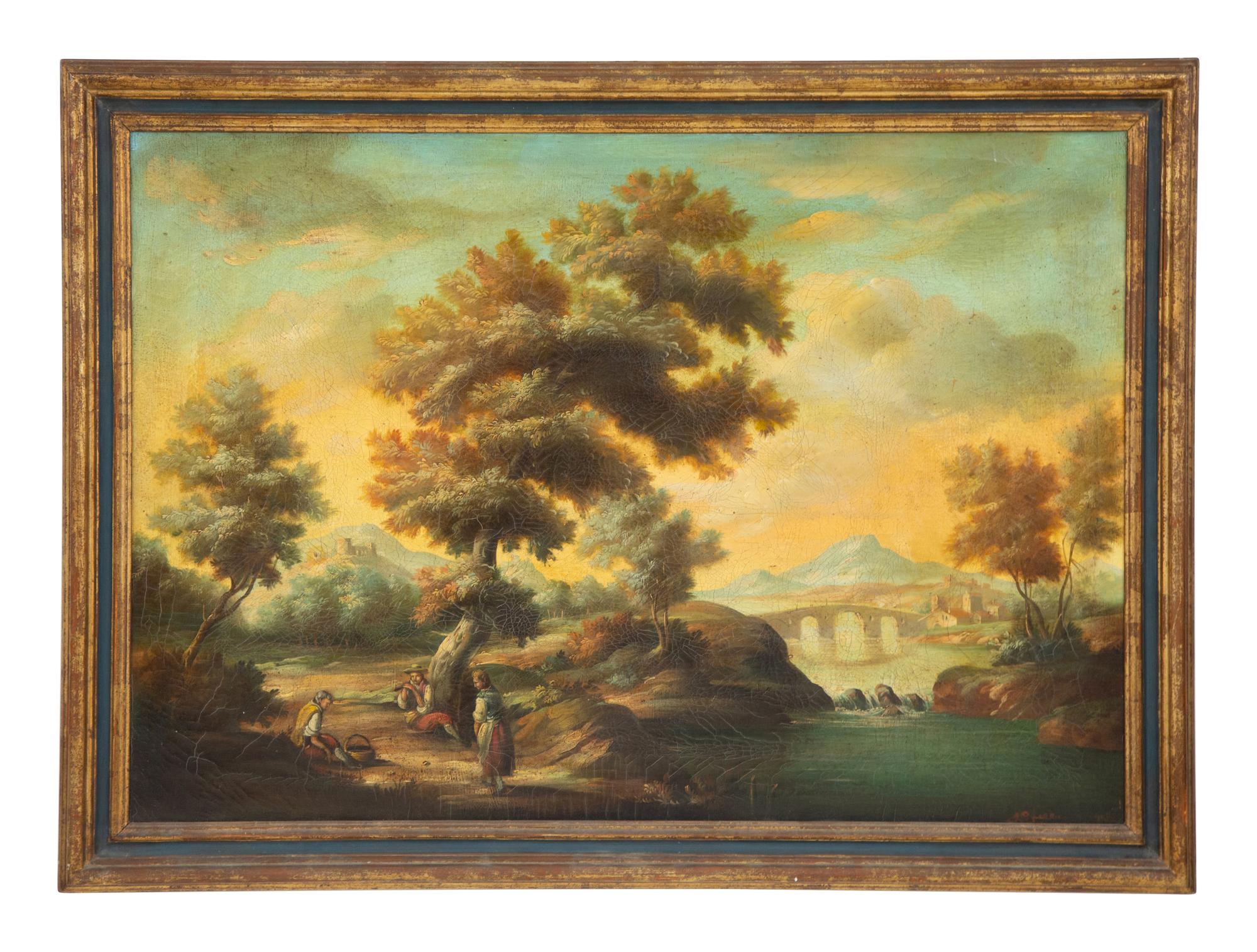A Pair of Italian Landscapes