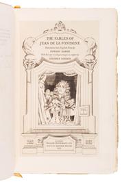 [FONTAINE, Jean de La (1621-1695)] – A group of 5 works in 9 volumes by Fontaine for children: