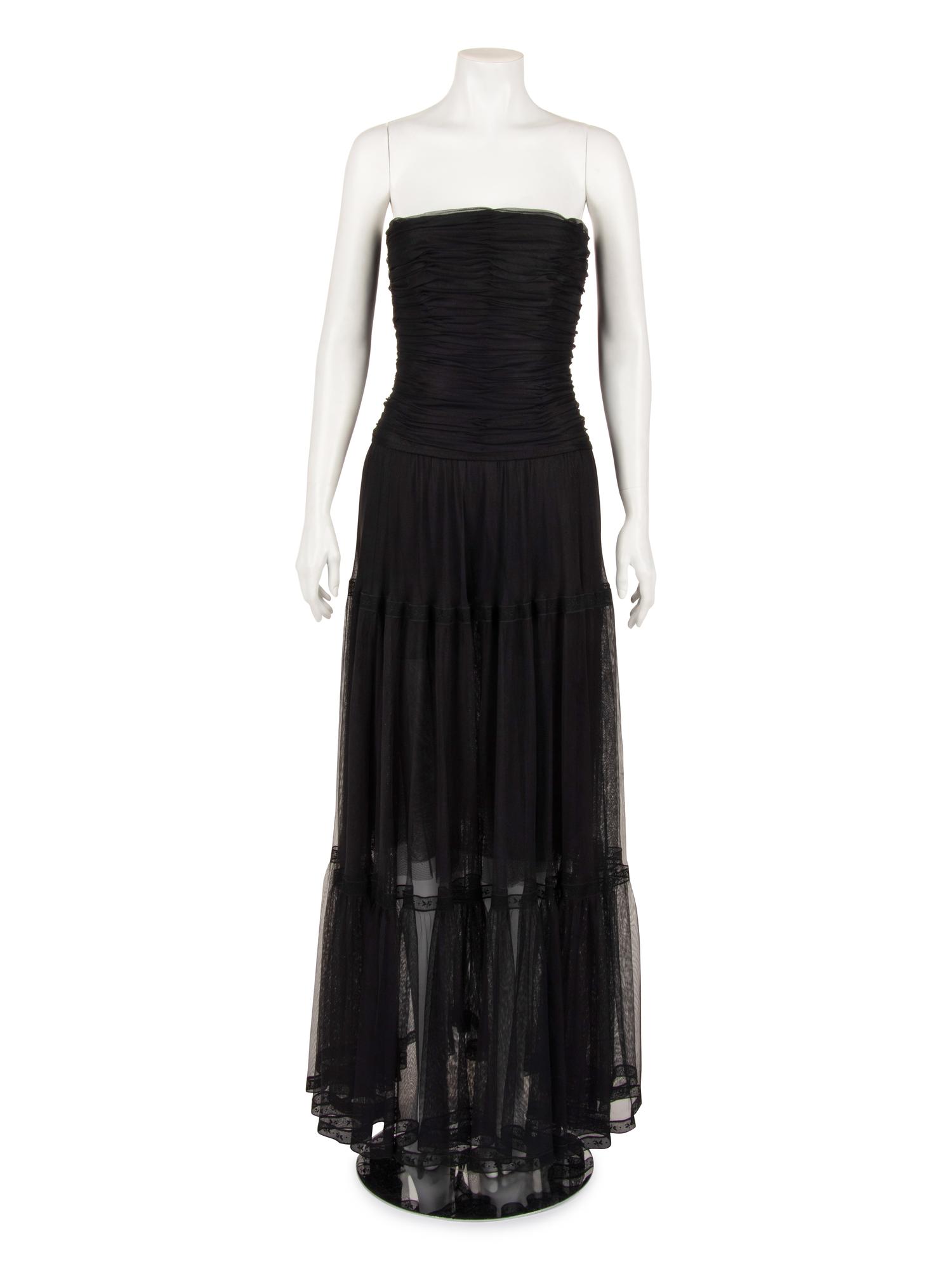 Chanel Net Strapless Dress, Fall 1991