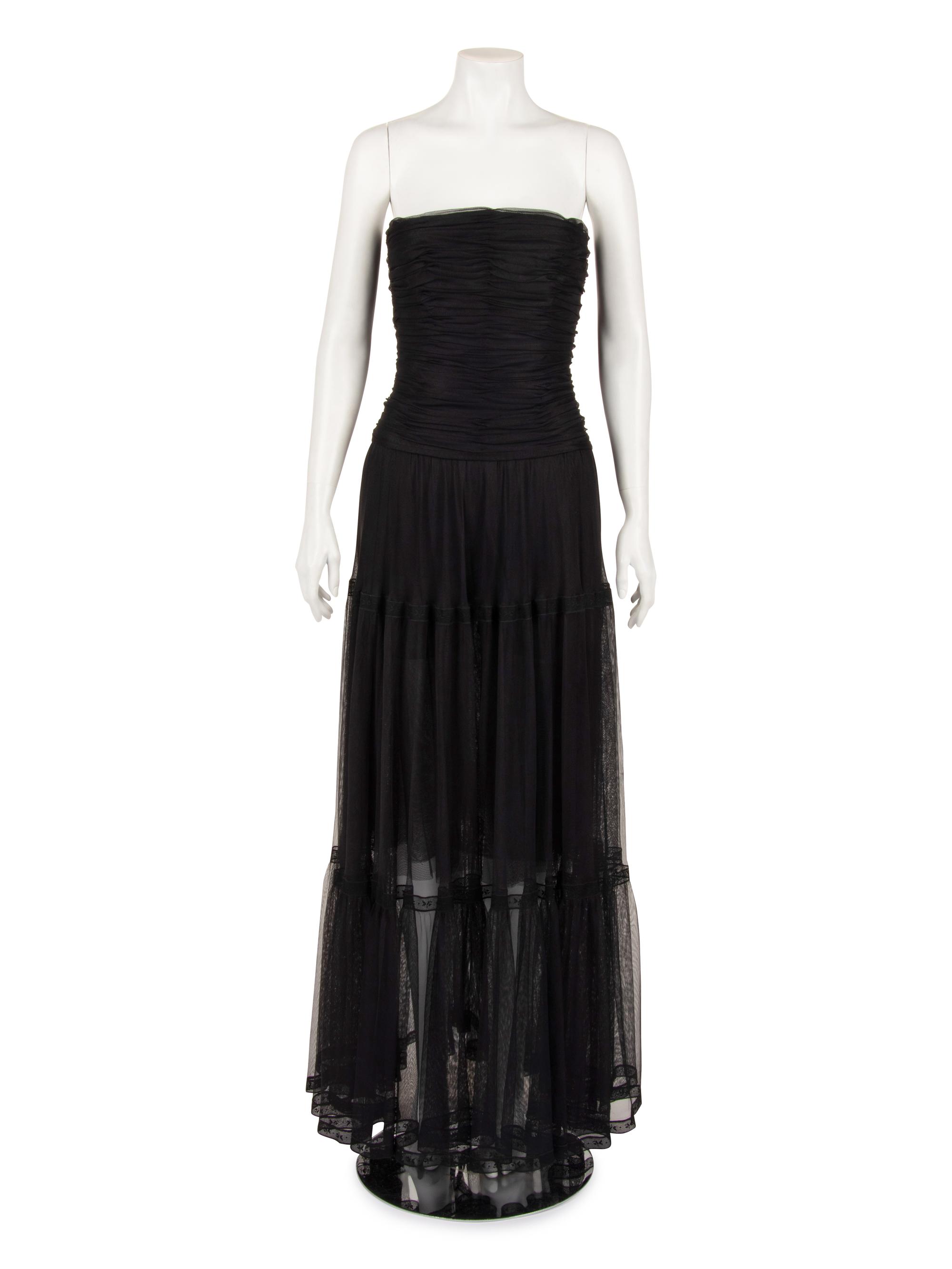 Chanel Net Strapless Dress, Fall 1991