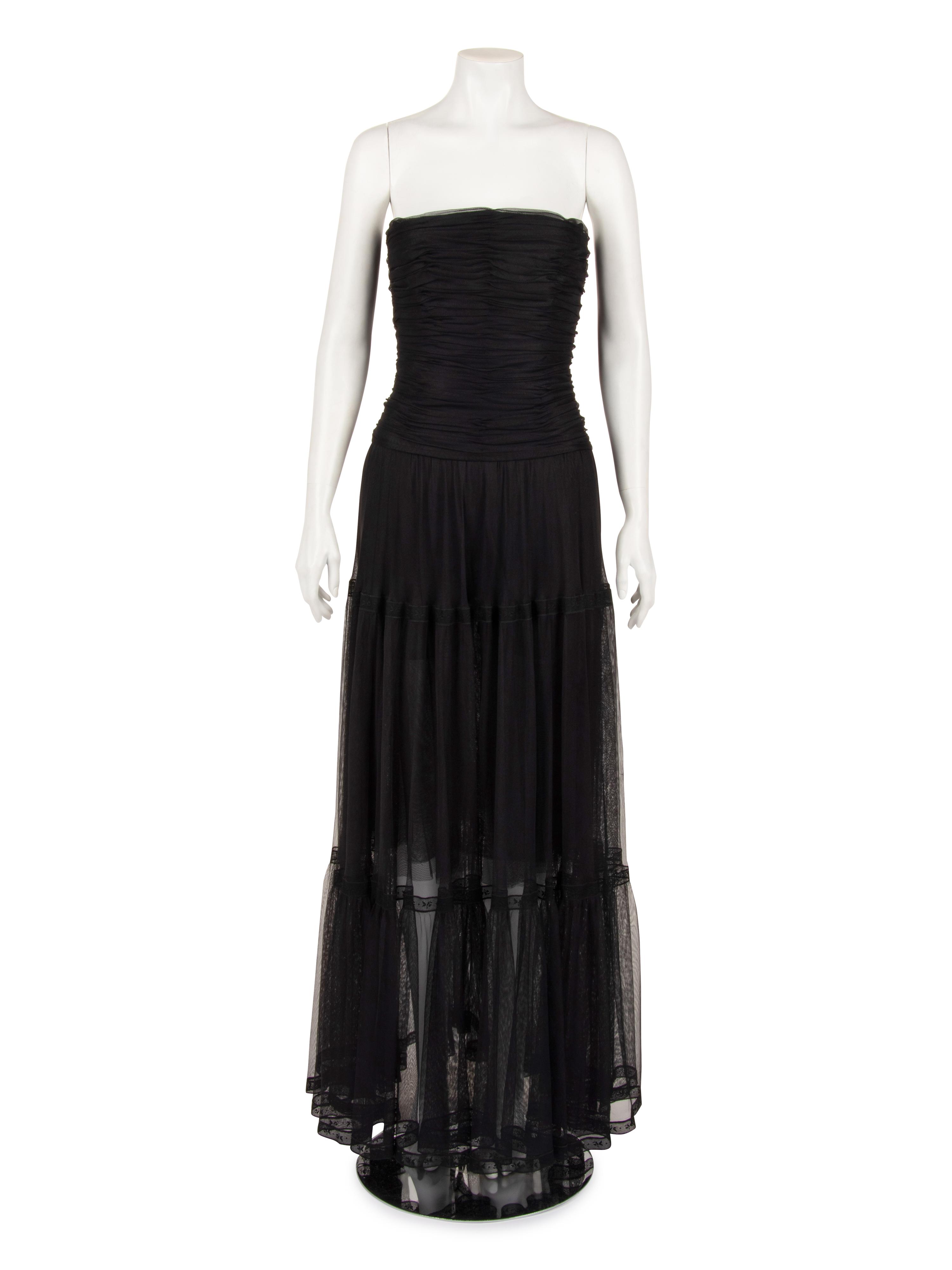 Chanel Net Strapless Dress, Fall 1991