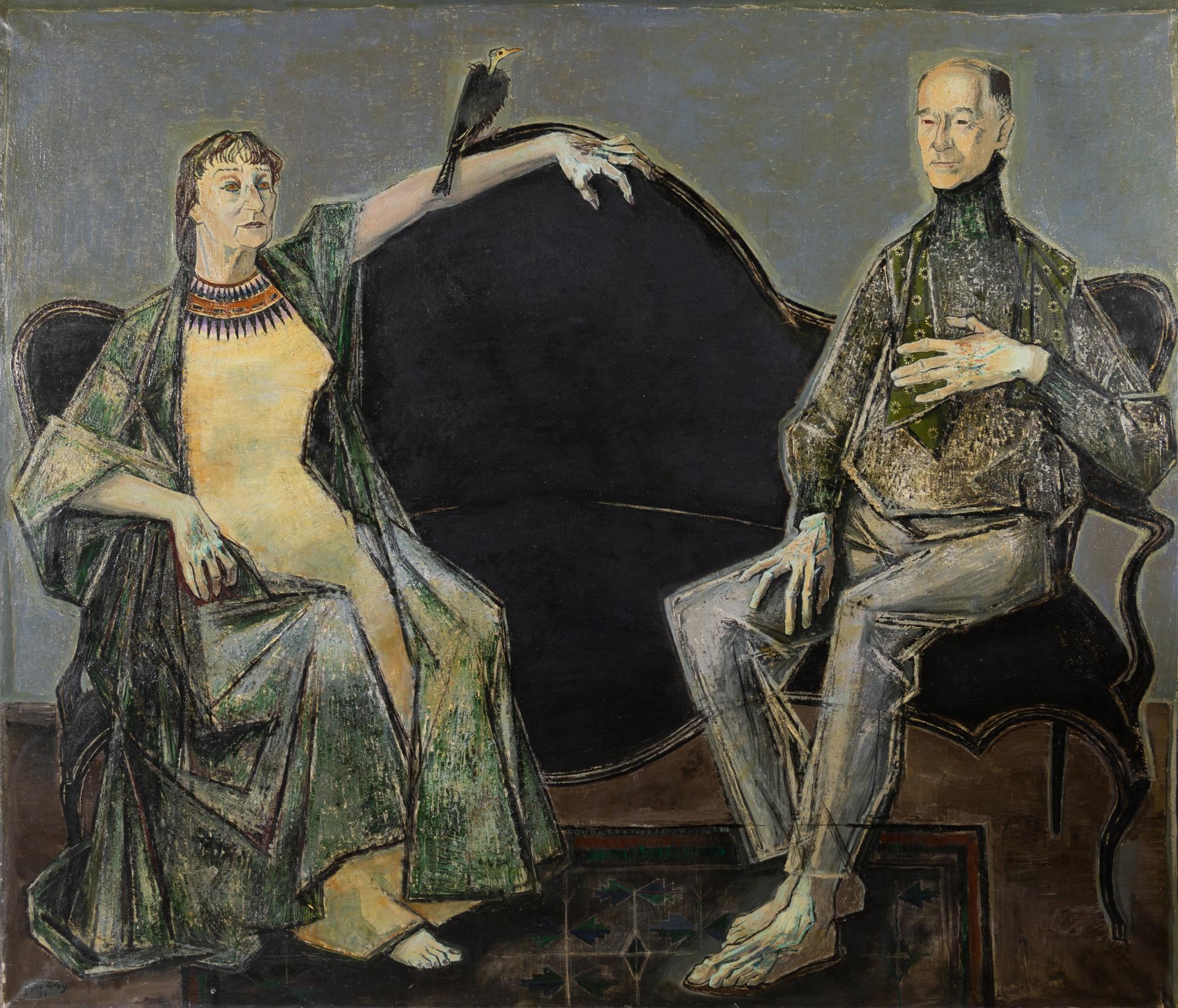 Portrait of Marcel and Elise Jouhandeau
