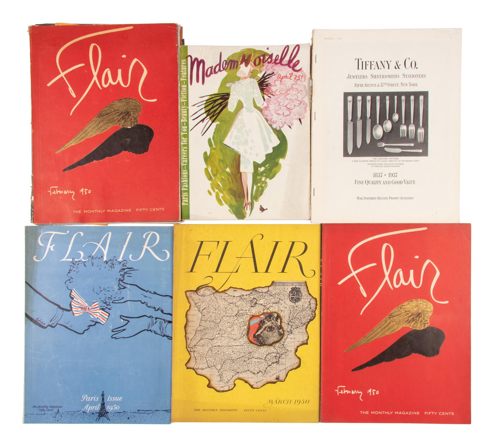 Six 20th Century Fashion Magazines