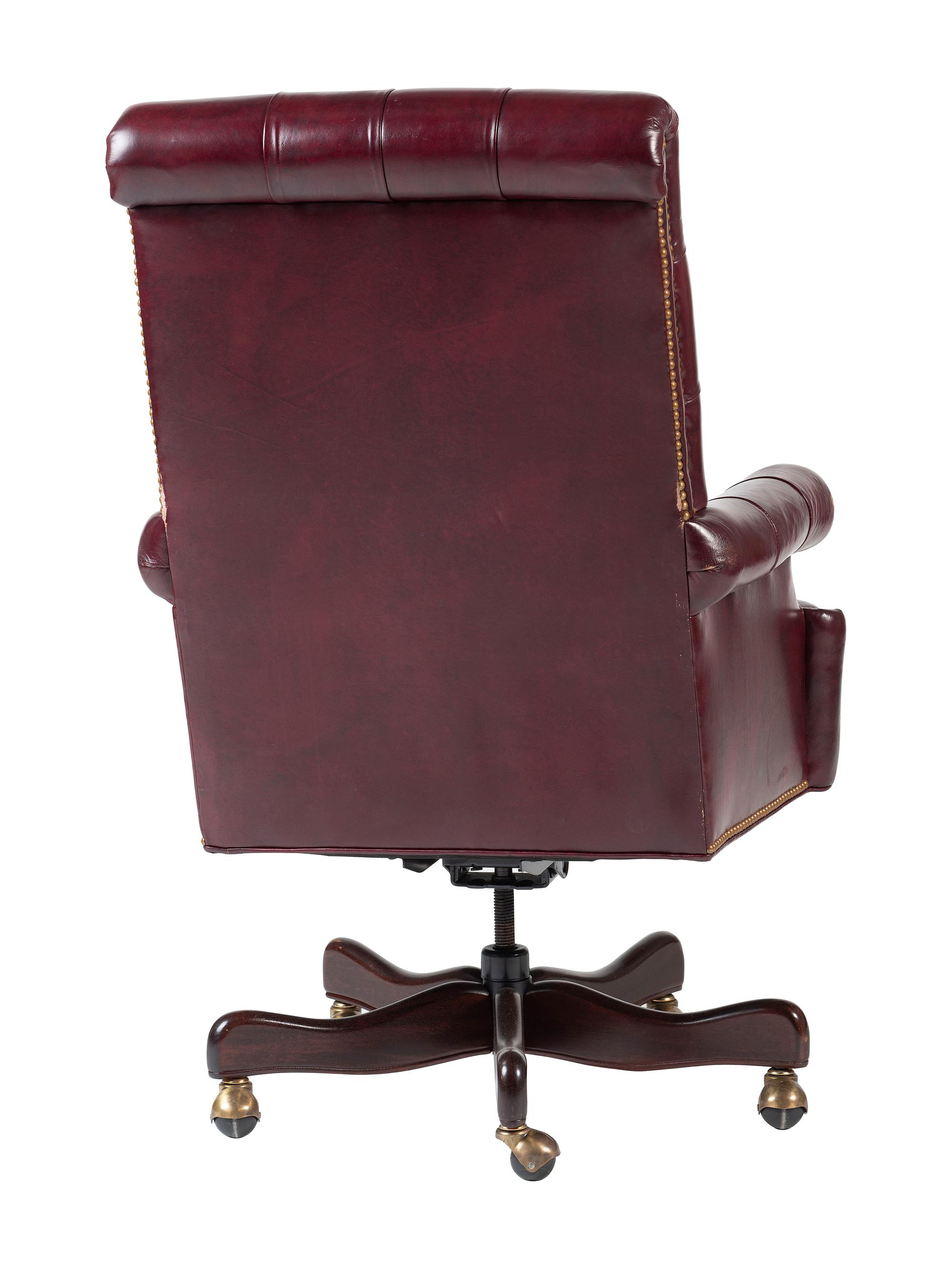 A Hancock & Moore Tufted Leather Armchair