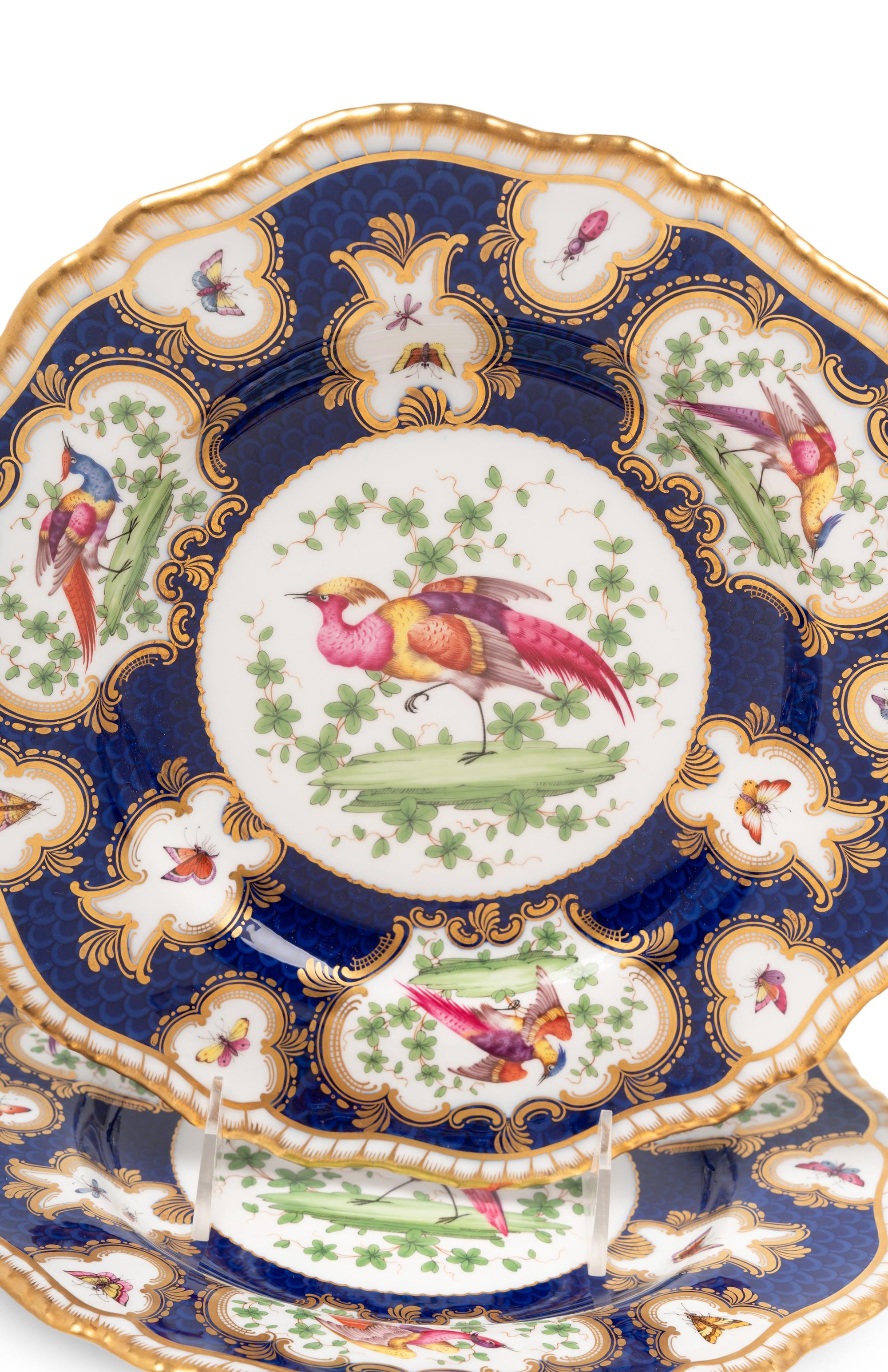 A Set of Twelve Copeland Porcelain Dessert Plates