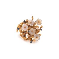 MULTIGEM FLOWER RING