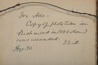 [MOSBY, JOHN S. (1833-1916)]. Autographed portrait of Mosby inscribed to his daughter, Ada B. Mosby.