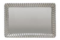 An American Silver Tray, Reed & Barton, Taunton, MA, 1941, of rectangular form, having a lobed border.
