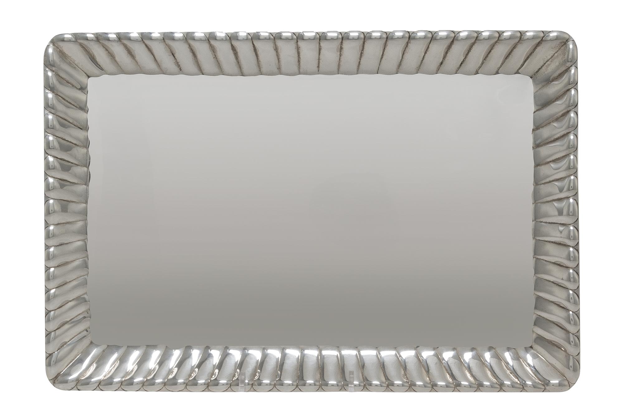An American Silver Tray, Reed & Barton, Taunton, MA, 1941, of rectangular form, having a lobed border.