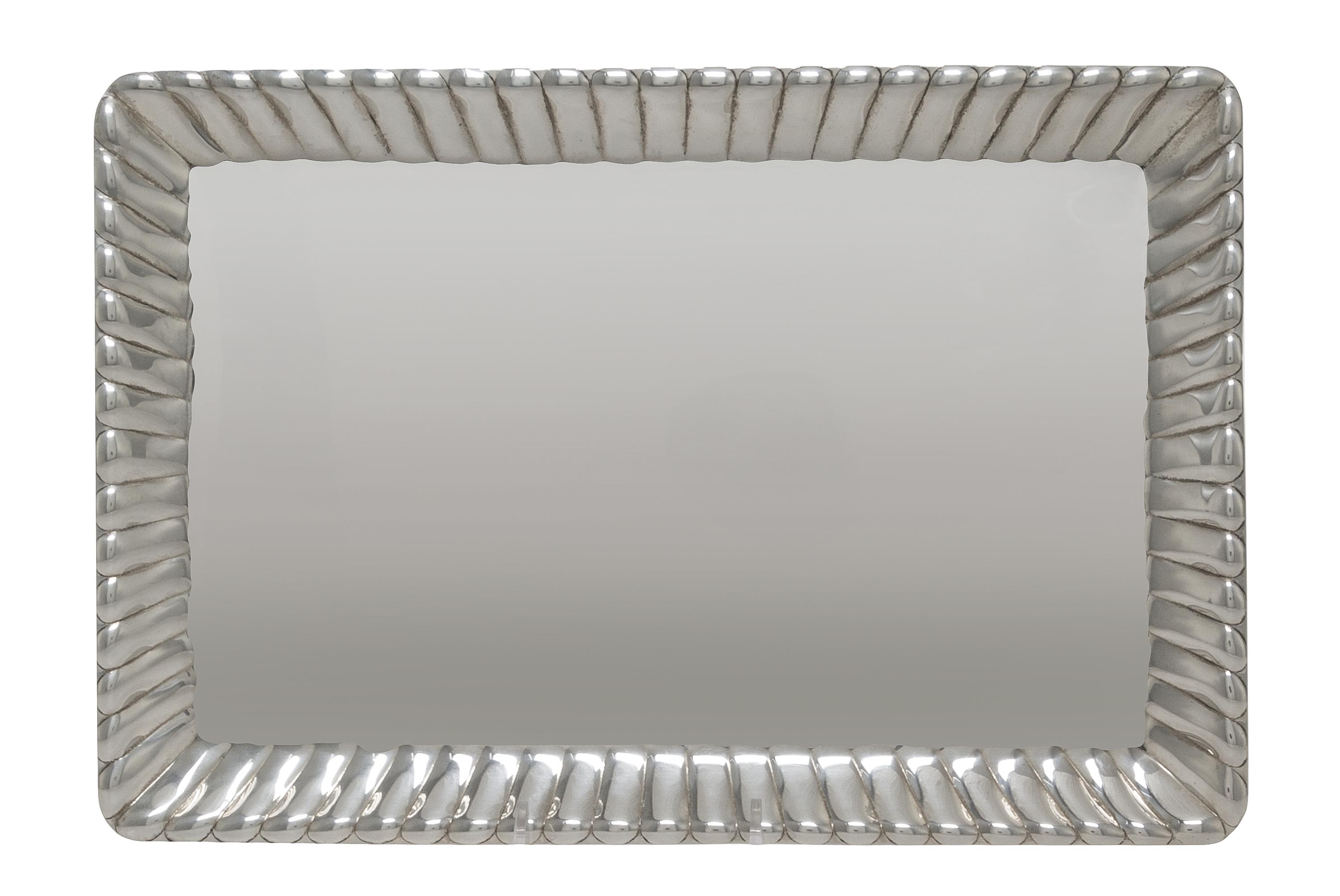 An American Silver Tray, Reed & Barton, Taunton, MA, 1941, of rectangular form, having a lobed border.